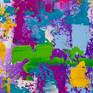 Spring Breeze - abstract painting (detail)