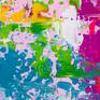 Spring Breeze - abstract painting (detail)