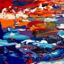 All boats go on water - abstract seacape (detail)