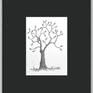 Solitary tree - ink drawing (frame not included)