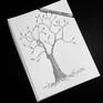 Solitary tree - ink drawing