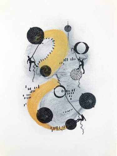 Print of Abstract Sports Mixed Media by Cristina Stefan