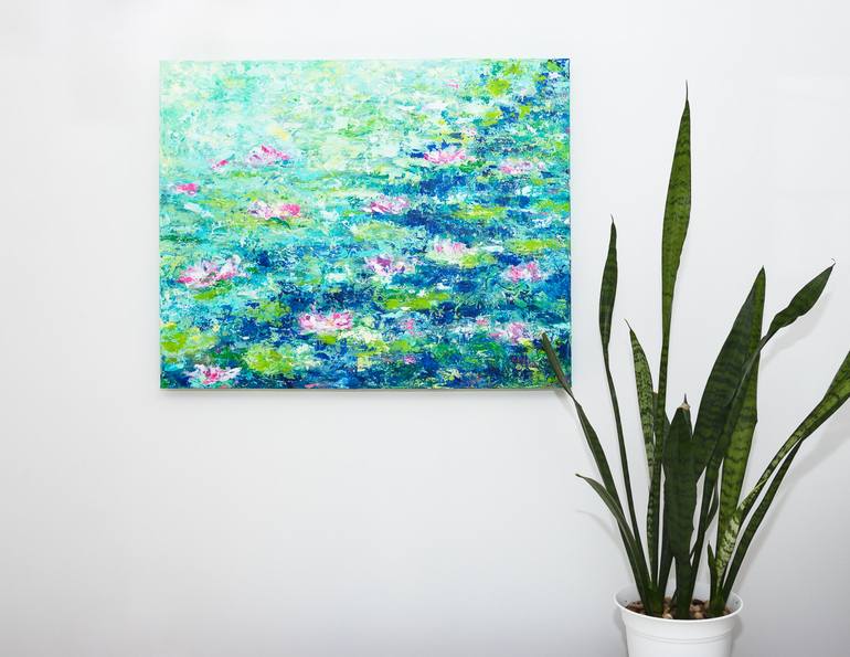 Original Impressionism Water Painting by Cristina Stefan