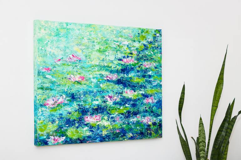 Original Impressionism Water Painting by Cristina Stefan