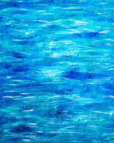 Original Abstract Water Paintings by Cristina Stefan