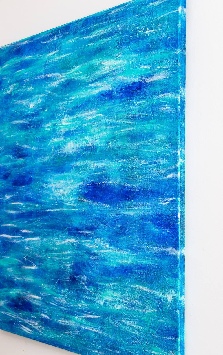 Original Abstract Water Painting by Cristina Stefan