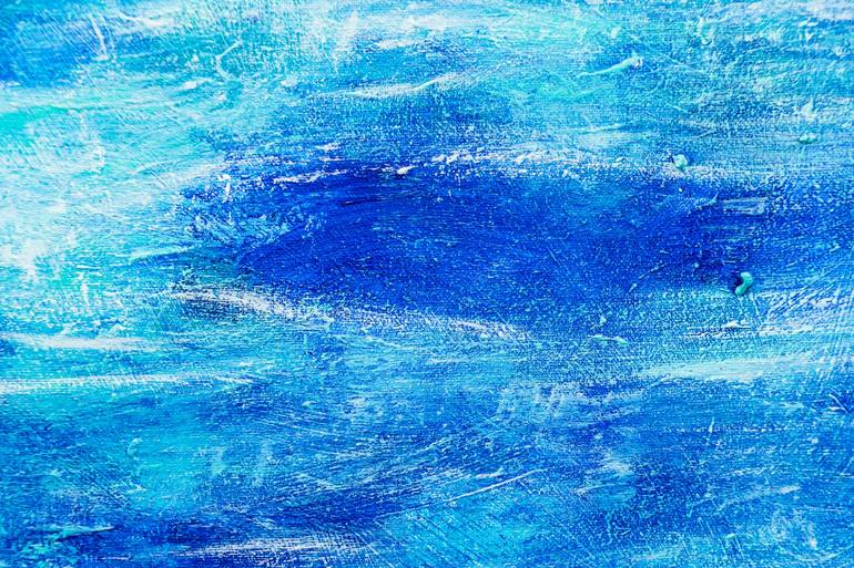 Original Abstract Water Painting by Cristina Stefan