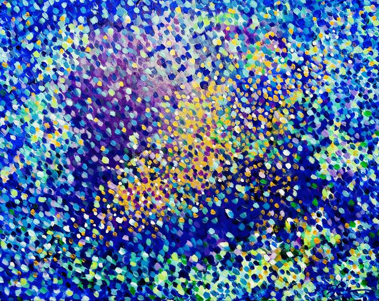 Original Abstract Expressionism Abstract Paintings by Cristina Stefan