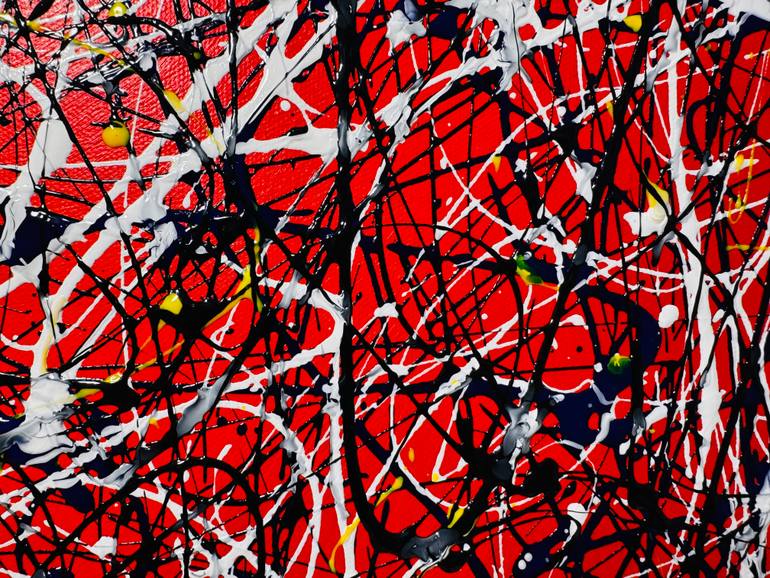 Original Abstract Expressionism Abstract Painting by Cristina Stefan