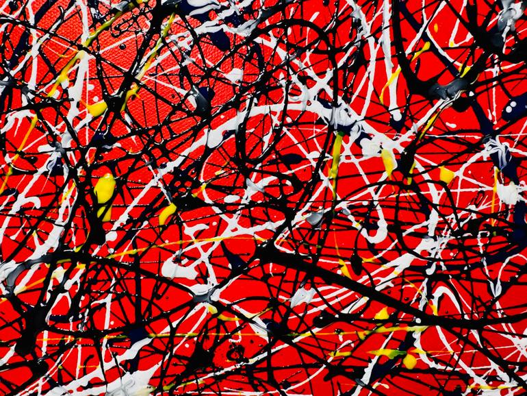 Original Abstract Expressionism Abstract Painting by Cristina Stefan