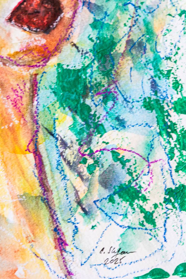 Original Contemporary Women Mixed Media by Cristina Stefan