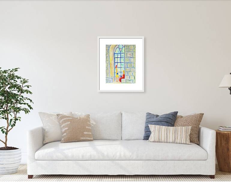 Original Abstract Expressionism Women Mixed Media by Cristina Stefan