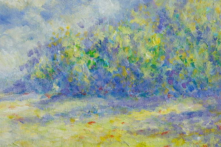 Original Impressionism Landscape Painting by Cristina Stefan