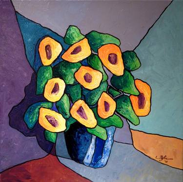 Print of Expressionism Still Life Paintings by Cristina Stefan