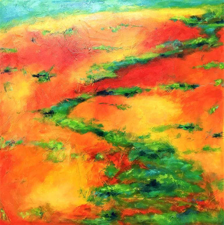 Print of Expressionism Landscape Paintings by Cristina Stefan