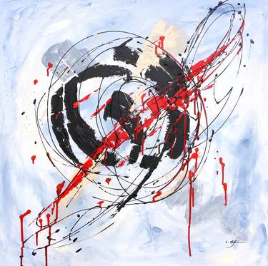 Original Abstract Music Paintings by Cristina Stefan