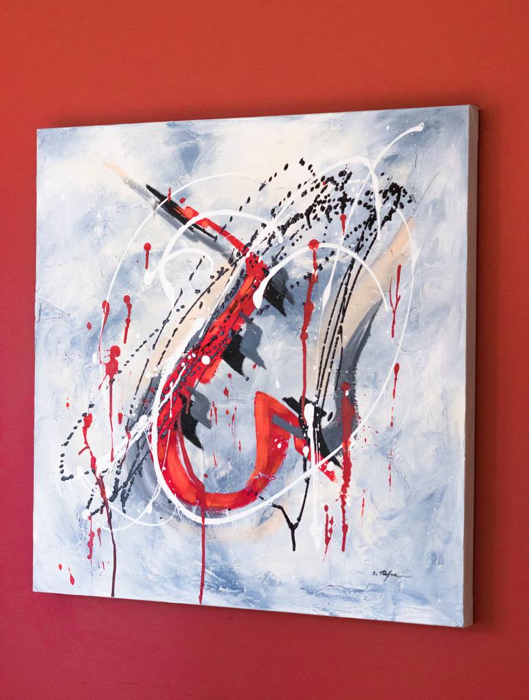 Original Abstract Painting by Cristina Stefan