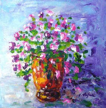 Print of Impressionism Still Life Paintings by Cristina Stefan