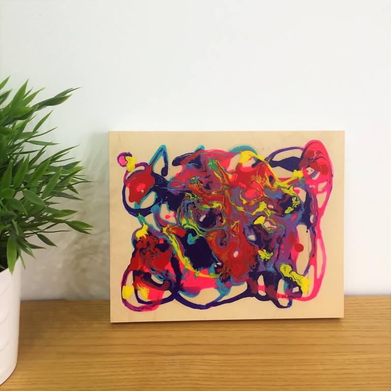 Original Abstract Painting by Cristina Stefan