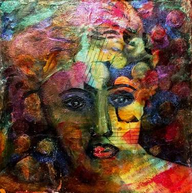 Original Expressionism Women Paintings by Cristina Stefan