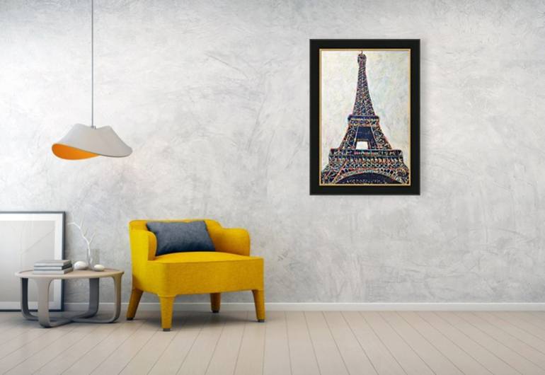 Original Architecture Painting by Cristina Stefan