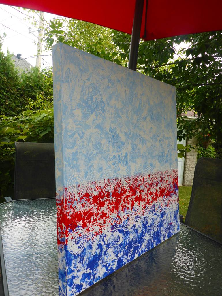 Original Abstract Expressionism Abstract Painting by Cristina Stefan