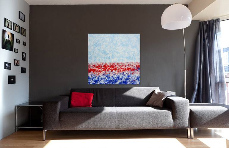 Original Abstract Expressionism Abstract Painting by Cristina Stefan