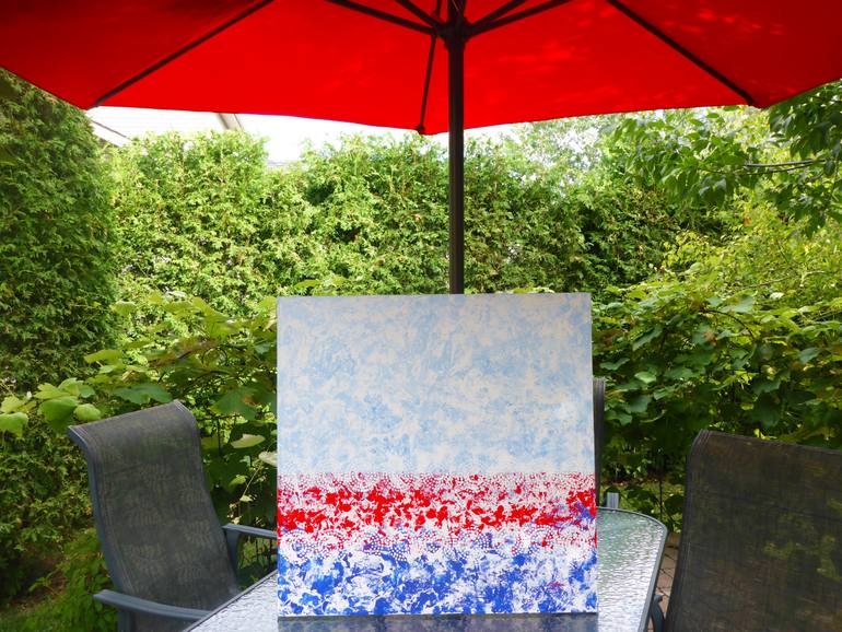 Original Abstract Expressionism Abstract Painting by Cristina Stefan