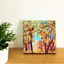 Tress at Fall - view in a room