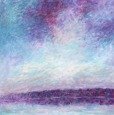 Purple Sunset - Minimalist landscape thumb
