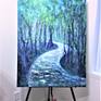Wooded Road - View in the studio