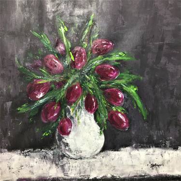 Print of Impressionism Still Life Paintings by Cristina Stefan