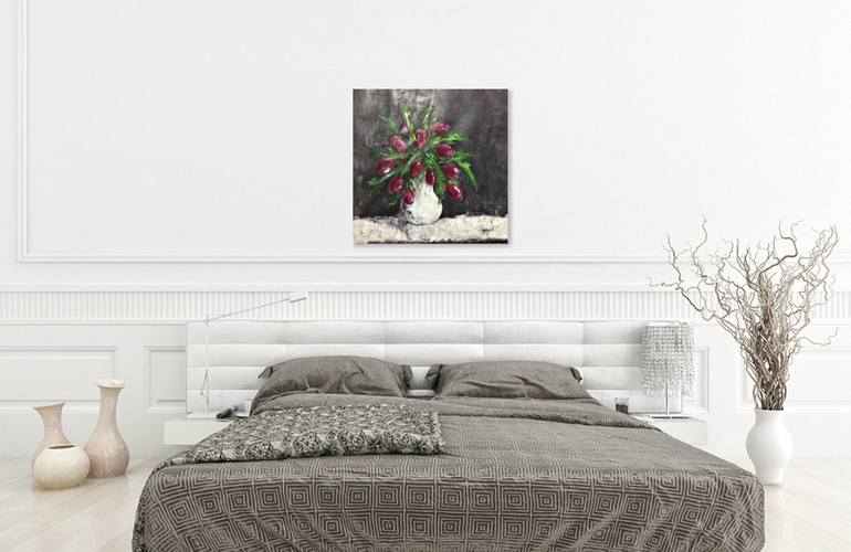 Original Abstract Still Life Painting by Cristina Stefan
