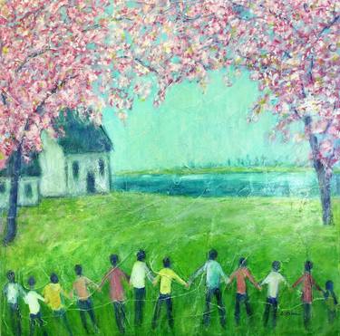 Print of Impressionism People Paintings by Cristina Stefan