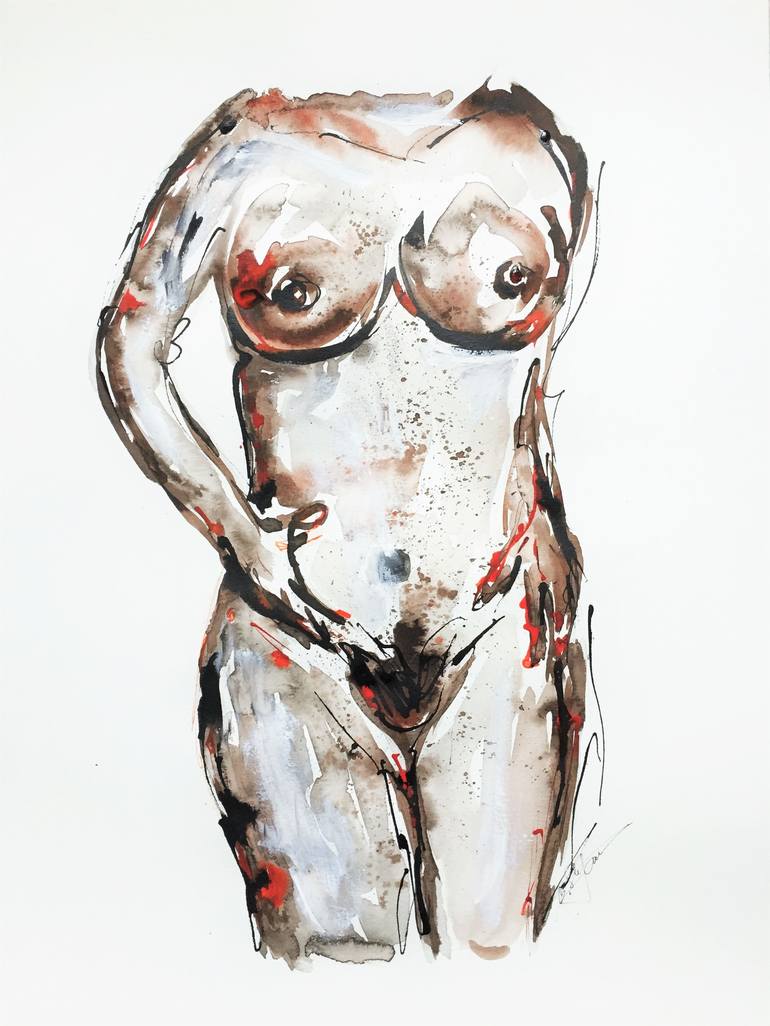 Nude Painting by Cristina Stefan | Saatchi Art