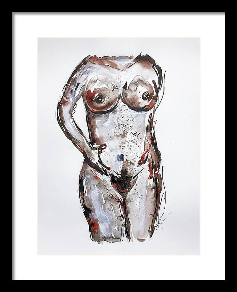 Original Nude Painting by Cristina Stefan