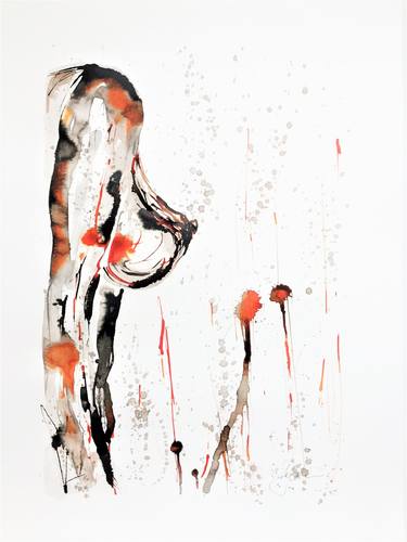 Print of Abstract Expressionism Nude Paintings by Cristina Stefan