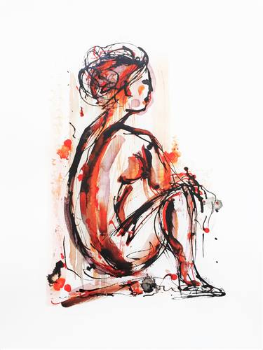 Print of Nude Paintings by Cristina Stefan