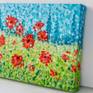Red Poppies #002 - pointillism - Painting by C.Stefan (ArtStudio29)