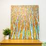Abstract Birch Forest - Fall Colors - in context