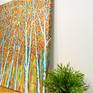 Abstract Birch Forest - Fall Colors - edge