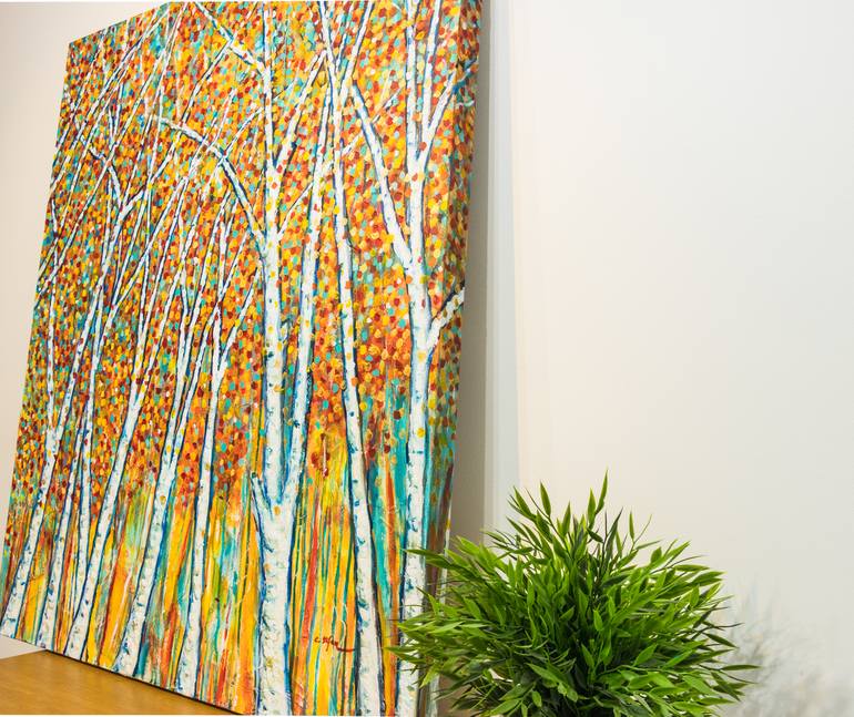 Original Tree Painting by Cristina Stefan