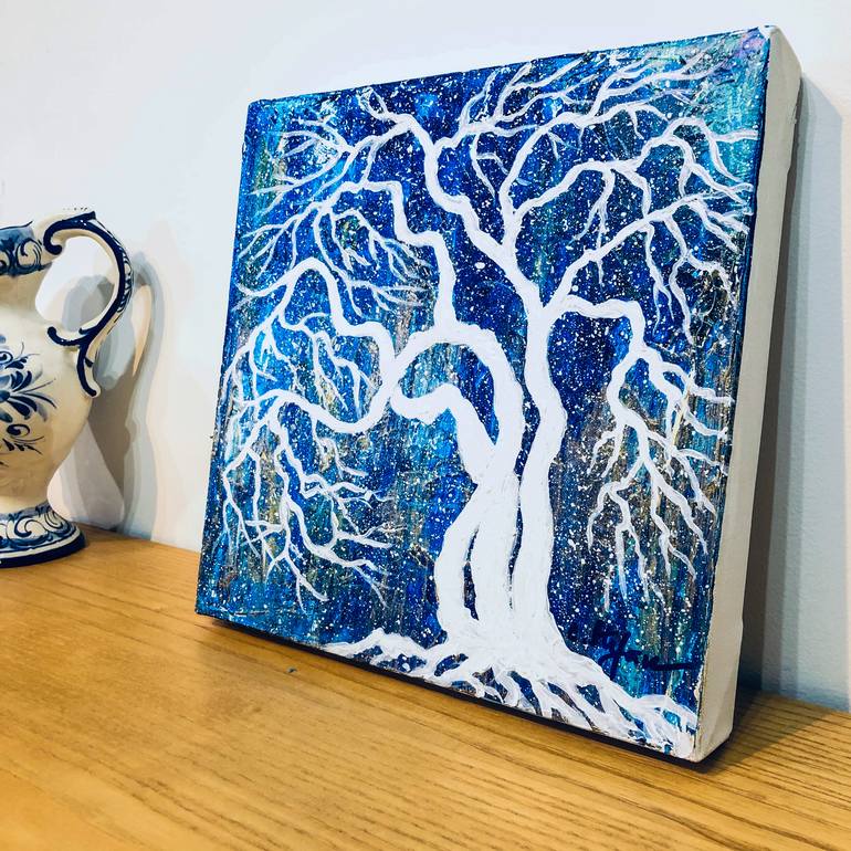 Original Tree Painting by Cristina Stefan