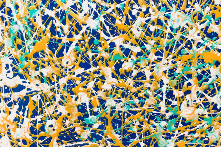 Original Abstract Expressionism Abstract Painting by Cristina Stefan