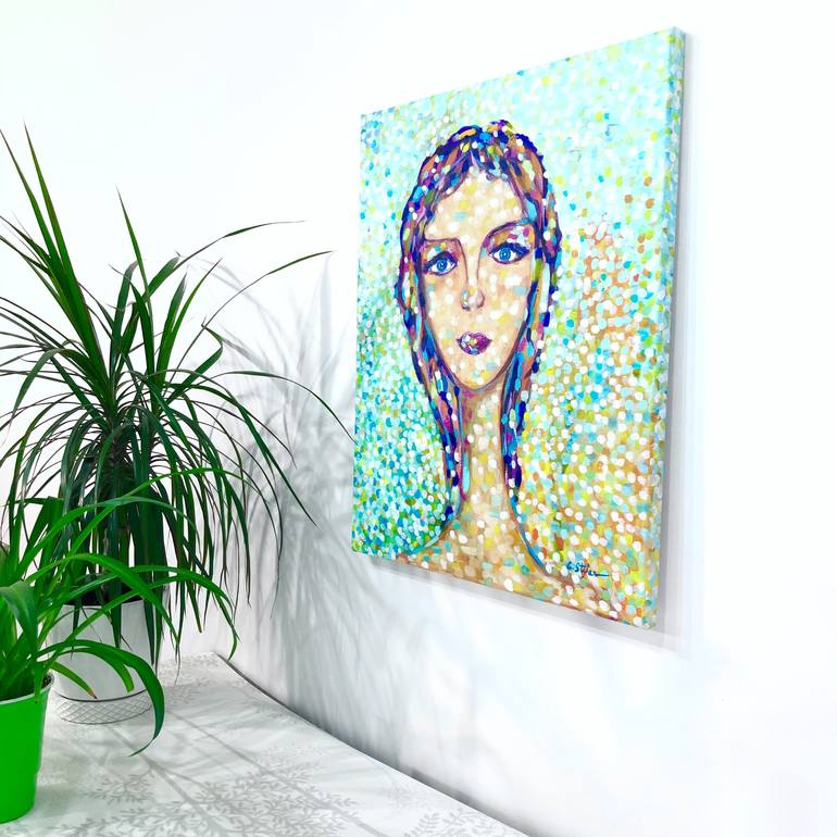 Original Women Painting by Cristina Stefan