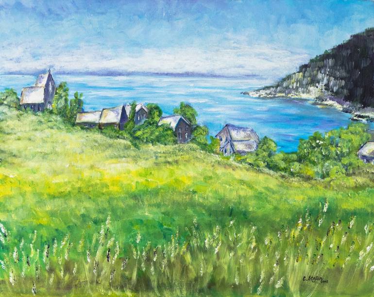 Original Impressionism Landscape Paintings by Cristina Stefan