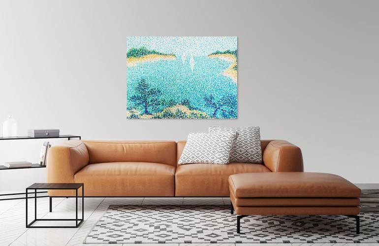 Original Seascape Painting by Cristina Stefan