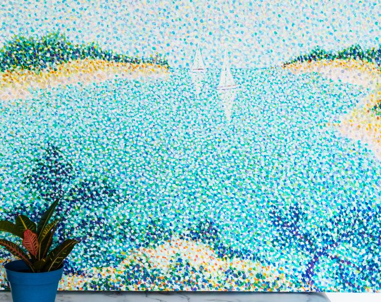 Original Seascape Painting by Cristina Stefan