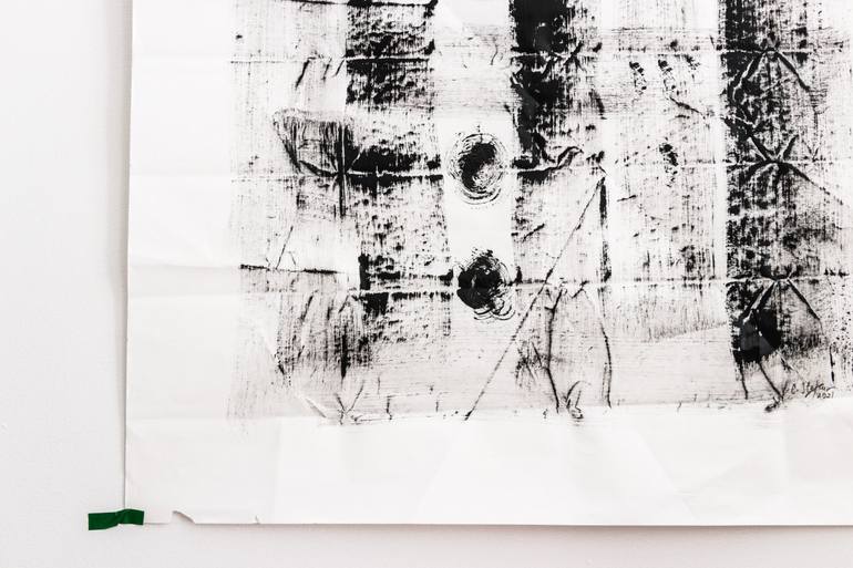 Original Abstract Expressionism Abstract Painting by Cristina Stefan