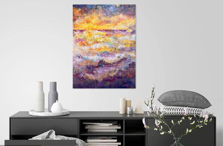 Original Seascape Painting by Cristina Stefan